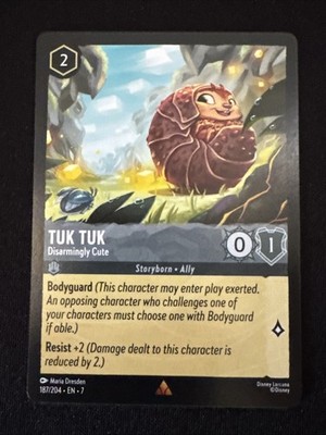 Tuk Tuk Disarmingly Cute 187/204 Non Foil  -Near Mint- Lorcana TCG
