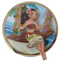 Disney Trading Pin 183946 Artland Moana Princess on a Swing - Signature Series