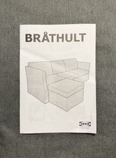 IKEA Brathult Bezug Ecksofa Borred graugrün 103.362.38 Neu Bräthult Cover