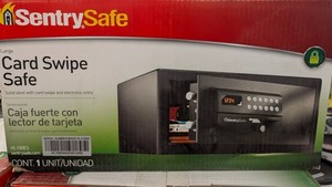 SentrySafe 0.4 cu ft Card Swipe Safe - Black (H060ES)