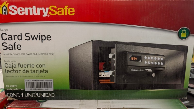 SentrySafe 0.4 cu ft Card Swipe Safe - Black (H060ES)