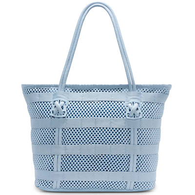 NIKE AF-1 SPORTSWEAR SMALL TOTE BAG LIGHT BLUE AF1 CORD WOVEN