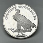 Indian Head Design Silvertowne Mint Bullion-999 Silver 1 Oz Art Coin Round #88