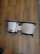 LP Latin Percussion CP221-AW Bongo Set 6" 7" Rawhide Heads Asian Hardwood Shell