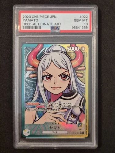 One Piece, Yamato, PSA 10, OP06-022 Leader Alt Art, JP