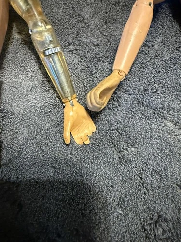 VINTAGE G I JOE HASBRO MIKE POWER ATOMIC MAN As Is - Two Figures