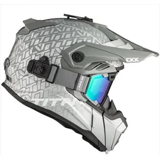 CKX Silver Titan Original Roar Helmet w/210 Goggle 517126