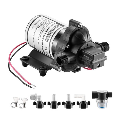 #ad 12V Self priming RV Water Pressure Pump 4.0GPM 45PSI Pressure Switch Included $111.99