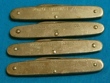 LOT VINTAGE KNIVES KNIFE'83-94 CAMILLUS NY USA MONROE HARDWARE TOOLs SENATOR PEN