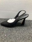 Marc Fisher Shoes Womens Size 8.5 Black Suede Slingback Pumps Heels Pointed Toe — photo 6
