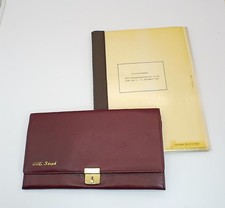 DDR pers&ouml;nliche Tasche f. Dokumente + Mappe Reise CSSR 1980 Minister Willi Stoph