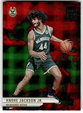 2023-24 Donruss Elite Andre Jackson Jr. International Red Green Rookie #250