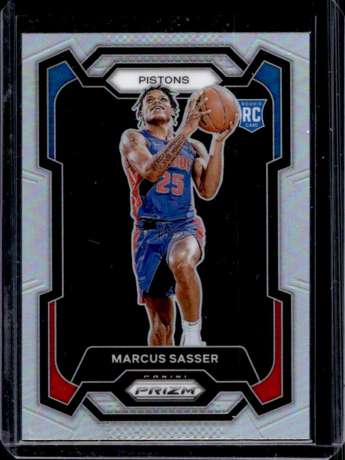 2023-24 Prizm Marcus Sasser RC Prizms Silver Rookie #174 Pistons