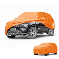 Car Cover All Weather For Jeep Grand Cherokee Orange Cotton With Left Zippers