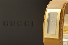 Near MINT w / Box Gucci 7800S Brown 3ATM Quartz Women's Watch from JAPAN
