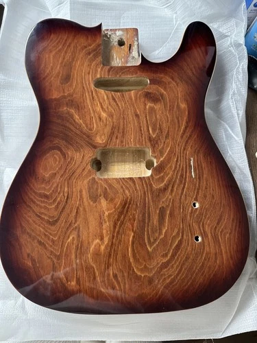 Paulownia Wood Custom Finish Guitar Body in Sunburst Fit Tele TL