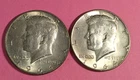 1964-P & 1964-D  Kennedy Halves - Lot of 2 - Uncirculated Condition - Ships Free