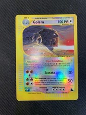 GOLEM CRYSTAL REVERSE HOLO 148/144 SKYRIDGE POKEMON ITALIANO