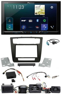 Pioneer Lenkrad Bluetooth USB 2DIN DAB Autoradio für BMW 1er Aktiv PDC aut. Klim