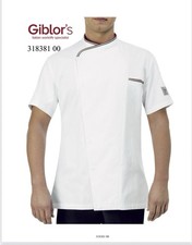 Giacca da Cuoco “Thomas” – Bianca, Maniche Corte, 100% Cotone – NUOVA 