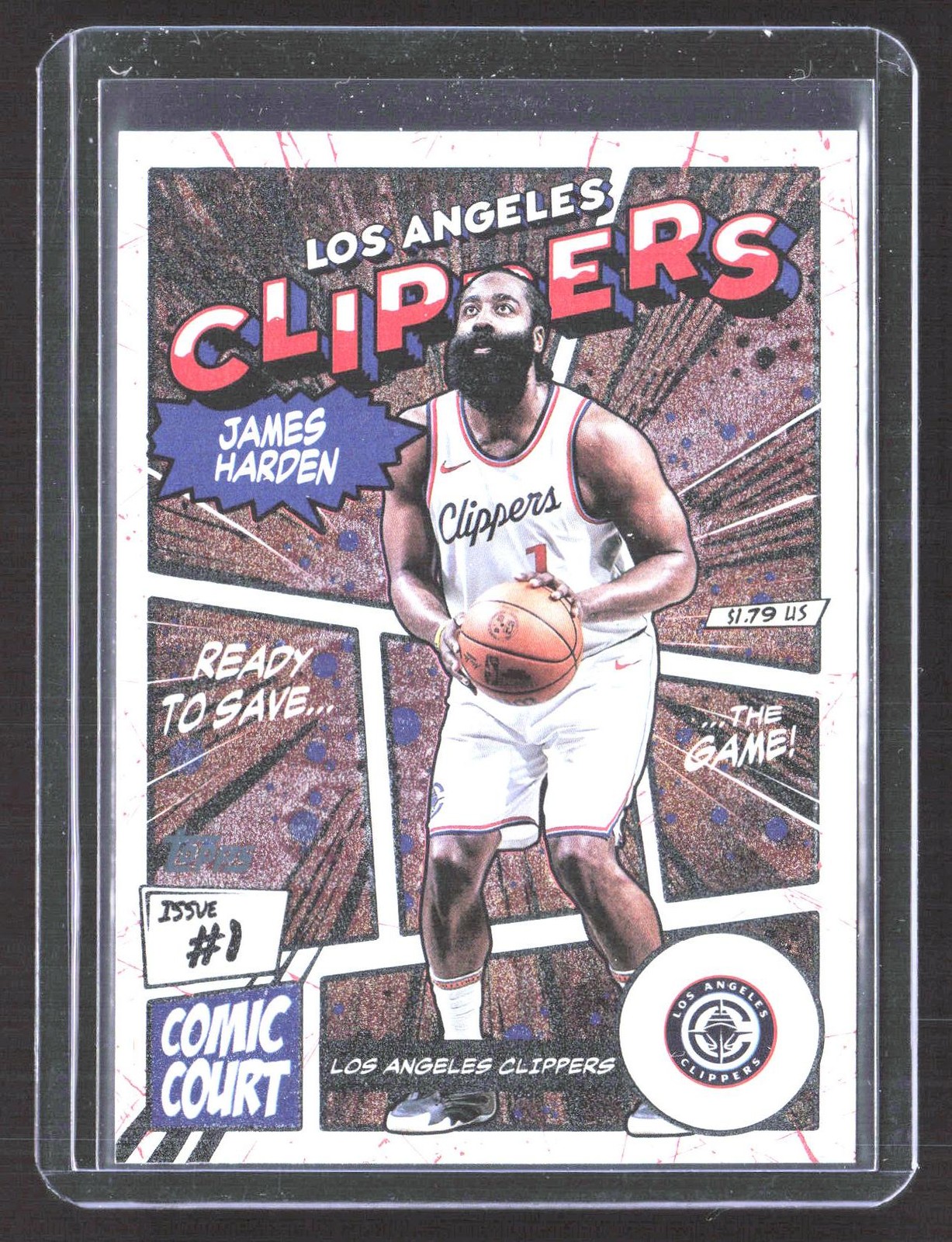 2025-26 Topps #CC-6 James Harden Comic Court