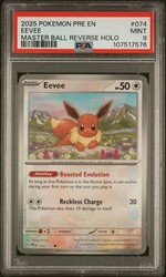 Eevee (Master Ball Pattern) 074/131 Prismatic Evolutions