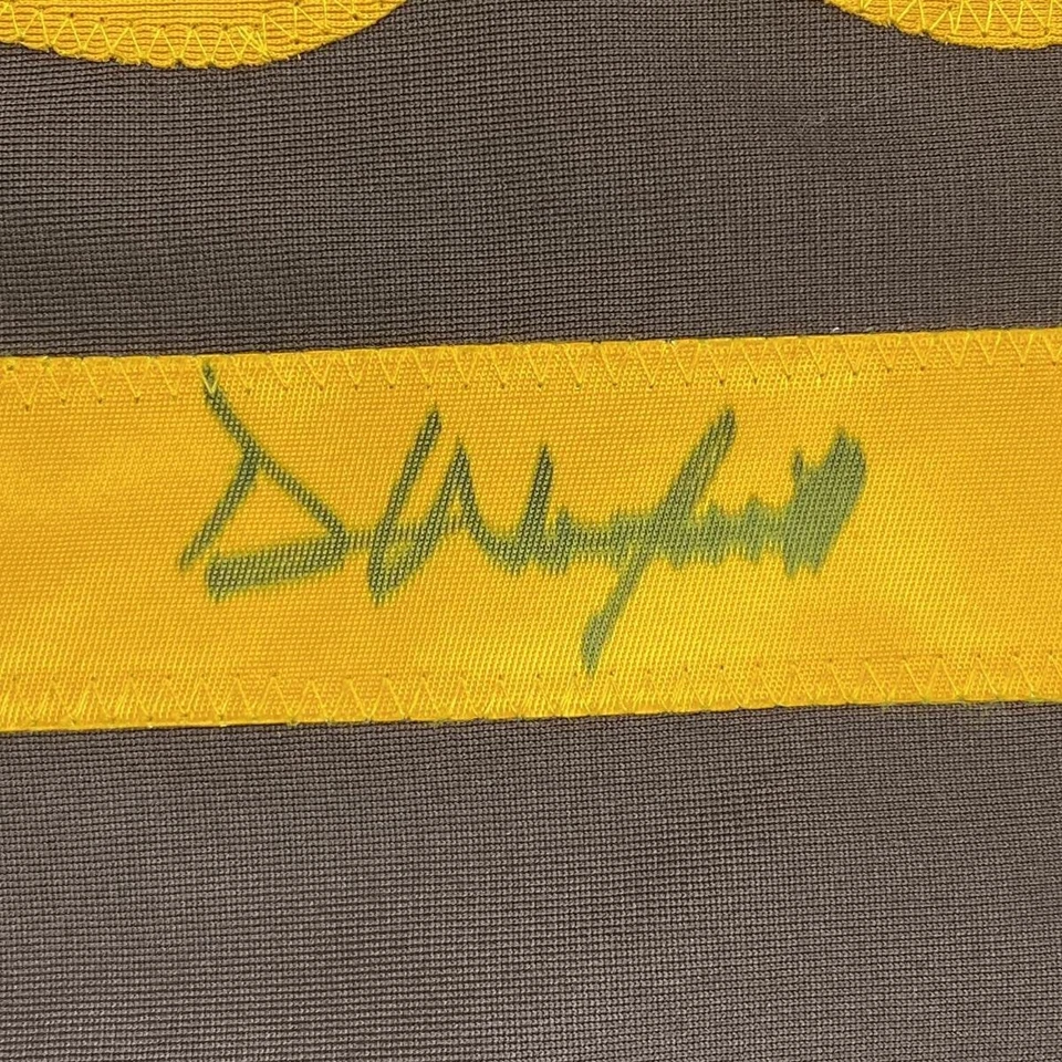 Autographed/Signed DAVE WINFIELD San Diego Brown Baseball Jersey JSA COA Auto - Image 3 of 4