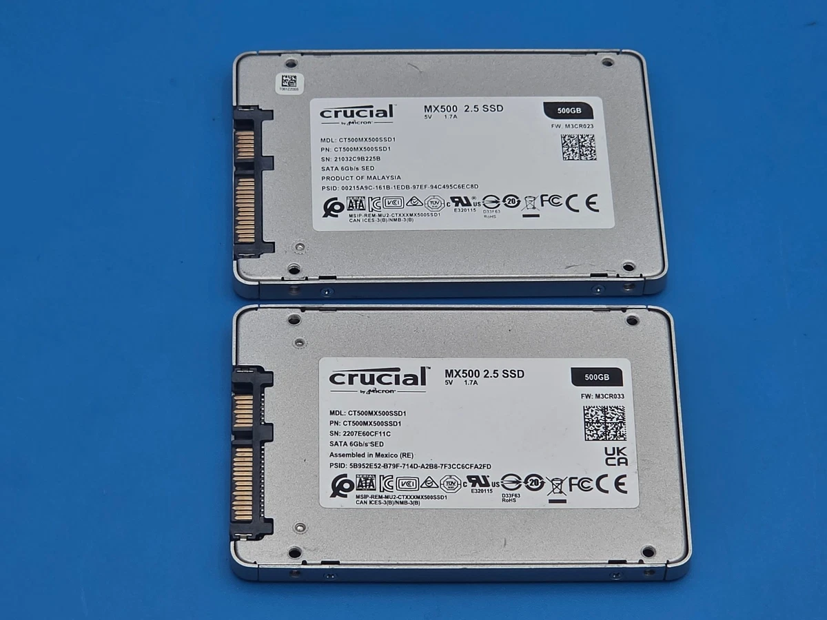 25+ Crucial 500 GB Storage Capacity Solid State Drives for sale