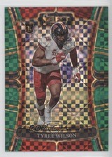 2023 Panini Select Draft Picks Concourse Green Squares Prizm Tyree Wilson 14dq