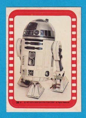 1977 Topps Star Wars Stickers #38 R2-D2