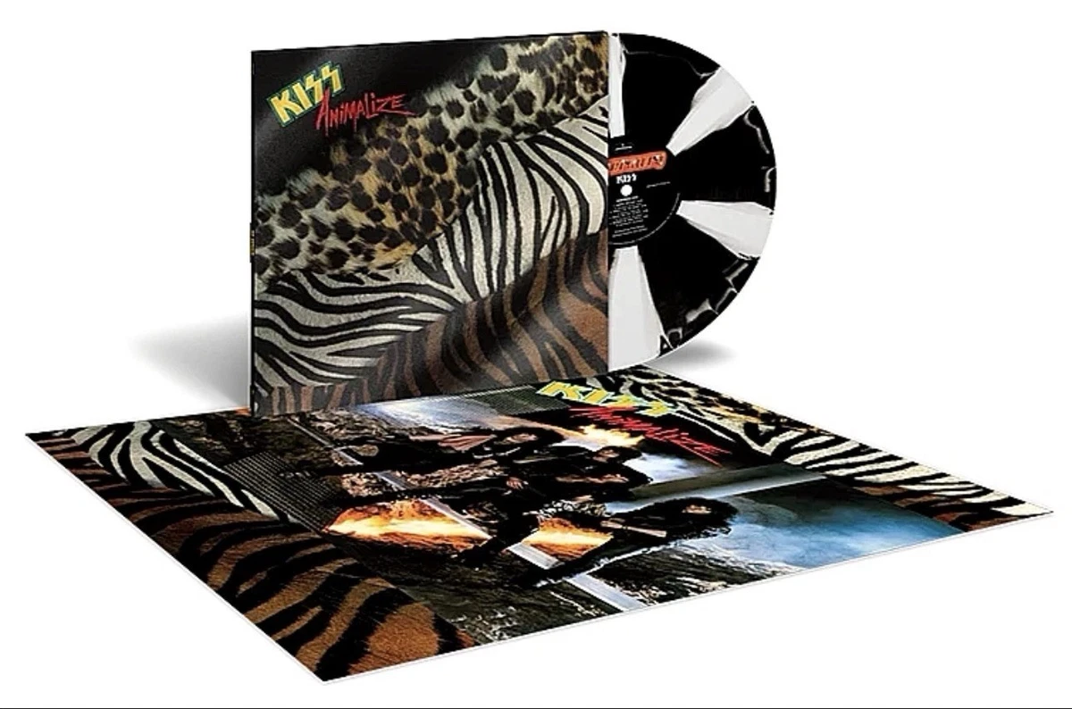 KISS ANIMALIZE 40TH - LE 2500 - BLACK ICE & WHITE COLOR - VINYL LP SEALED