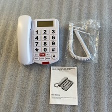 Corded Phone With Caller ID, Big Button For Seniors,SOS,speakerphone,landline
