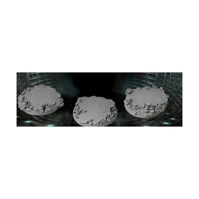 HiTech Mini Mini Base 60mm Round Bases - Rocky (3) Pack New