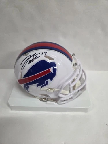 Josh Allen Autographed Signed Bills Mini Helmet with COA