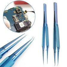 Precision Titanium Alloy Tweezers for Electronics Repair Antimagnetic UK