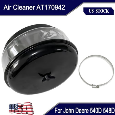 #ad Air Cleaner For John Deere 540D 548D 444C 455E 544A 555A 450G 650G 710D AT170942 $77.82