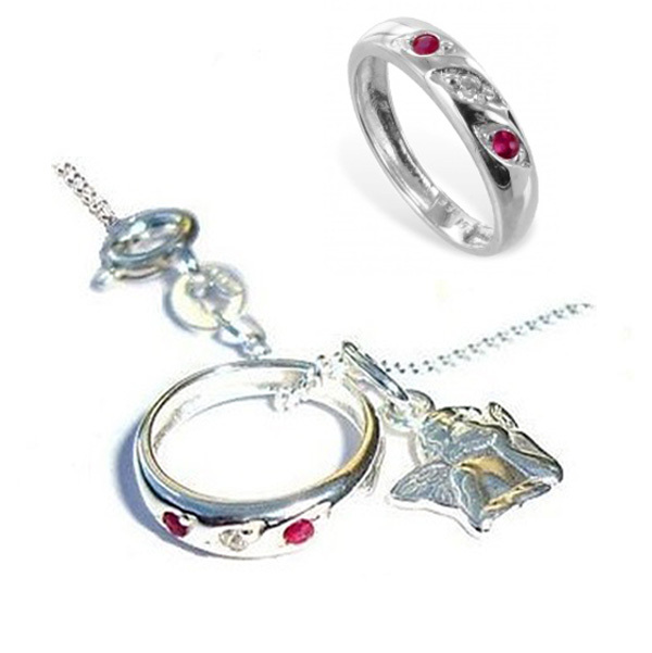 Taufring Tauf Engel Kette 925 Silber Schmuck Jungen Mädchen Baby Taufe Ring 715