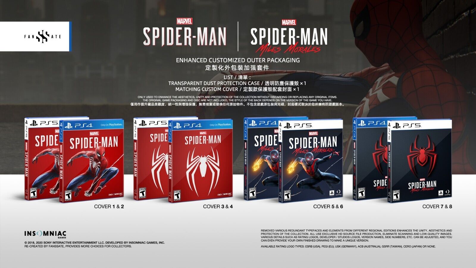 Classic Spider-Man games box-art in Insomniac Spider-Man PS5