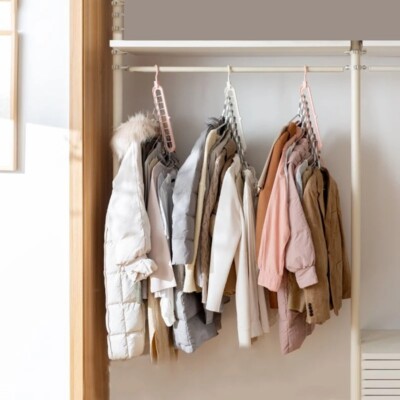 1/2pcs Magic Multi-port Support hangers for Clothes Drying Rack Multifunction Pl