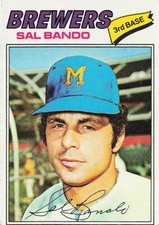 Sal Bando 1977 TOPPS Baseball Card #498