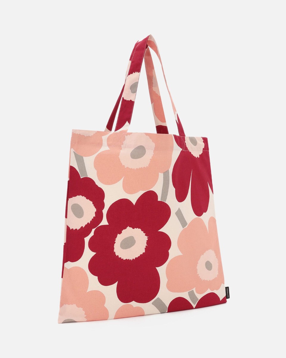 Marimekko Pieni Unikko Tote Bag 44×43cm Asia Exclusive L-Pink x
