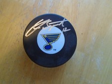 Lee Stempniak  St. Louis Blues Autographed Puck