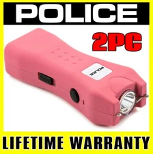 POLICE Stun Gun Mini 618 PINK - Wholesale Lot of 2