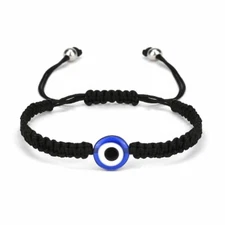 Lucky Rope Blue Evil Eye Red Cord Handmade Braided Adjustable Bracelet Wholesale
