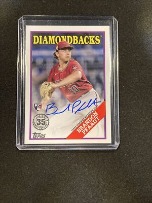 2023 Topps Update Brandon Pfaadt 1988 Insert Rookie Auto #88BAU-BRF RC