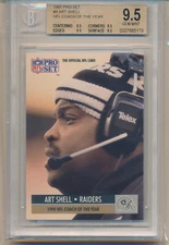 1991 Pro Set Football Art Shell (HOF) (#04) (All 9.5 sub grades) BGS9.5 BGS