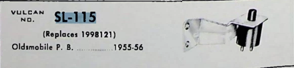 Переключатель стоп-сигнала Wagner FC33366 подходит для Oldsmobile 1956 1957 оригинальная копия 1998121 новый из старых запасов - Изображение 4 из 4