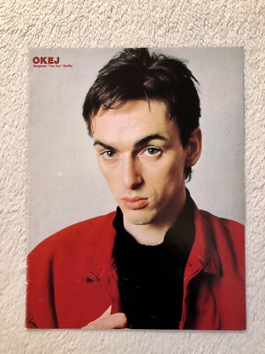 STEPHEN TIN TIN DUFFY 1983 Clipping Poster Swedish Music magazine