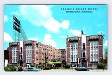 Francis Drake Hotel Minneapolis Minnesota Unused Vintage Postcard AF288
