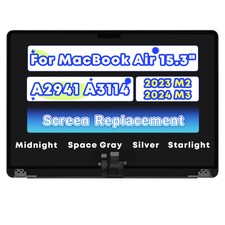 For Apple Macbook Air 15" A2941 A3114 661-34704 LCD Screen Display Replacement